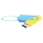 Флешка Designer To Go 2.0 USB 16Gb, Желтый/Бирюзовый