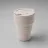 Силиконовый складной стакан GoCup, бежевый
