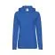 Толстовка женская без начеса LADIES LIGHTWEIGHT HOODED SWEAT 240, ярко-синий