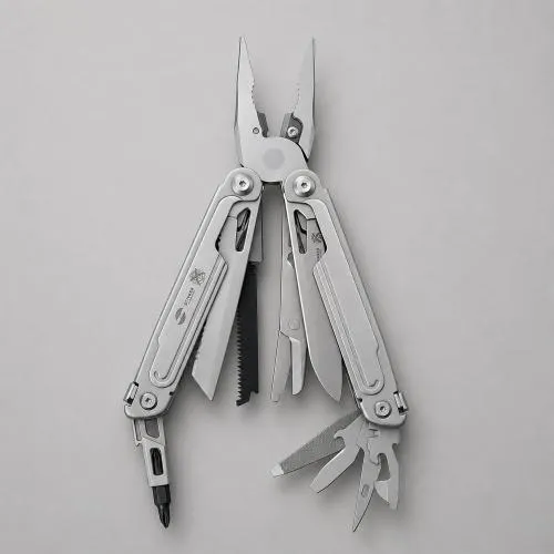 Мультитул Stinger, 113 х 22 мм, 21 функция, сталь, серебристый, в картонной коробке, в комплекте нейлоновый чехол