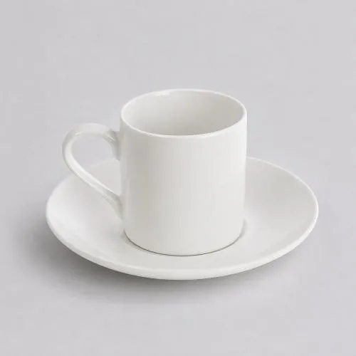 Кофейная пара прямой формы Espresso, 100мл, белый