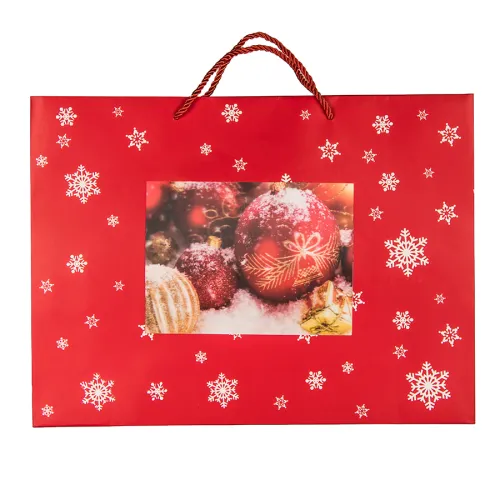 Пакет малый  RED WONDER размер 32 x 27 x 11 см, , красный