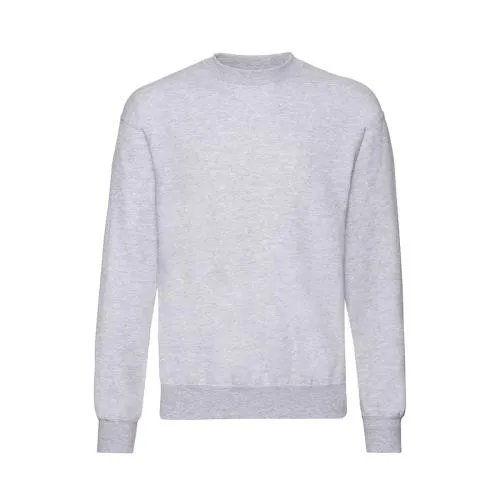 Свитшот с начесом CLASSIC SET-IN SWEAT 280, серый меланж