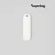 Брелок акриловый Logo, 6,5х1,8 см (белый)