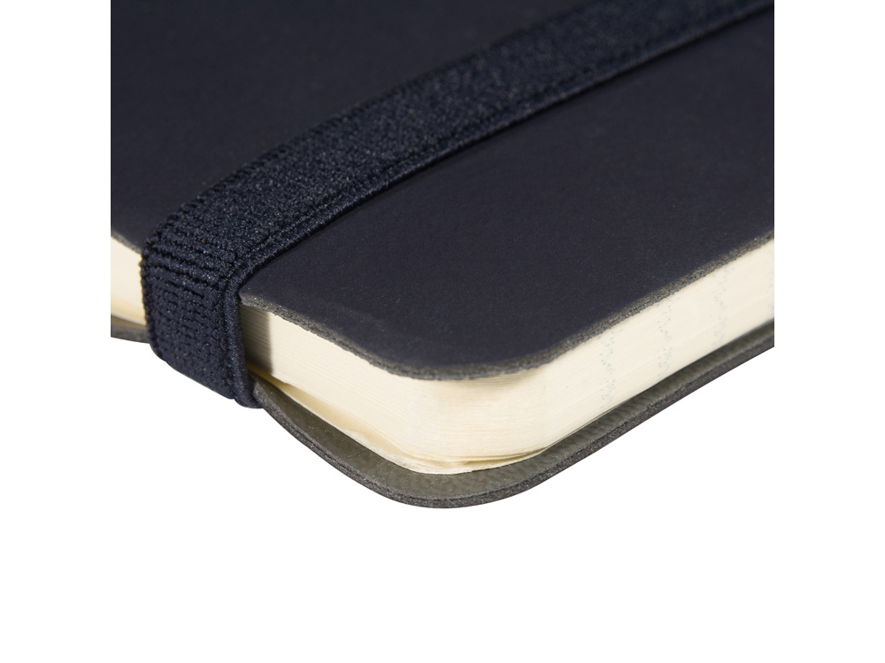 Блокнот А5  City Flex на резинке, темно-синий navy-3