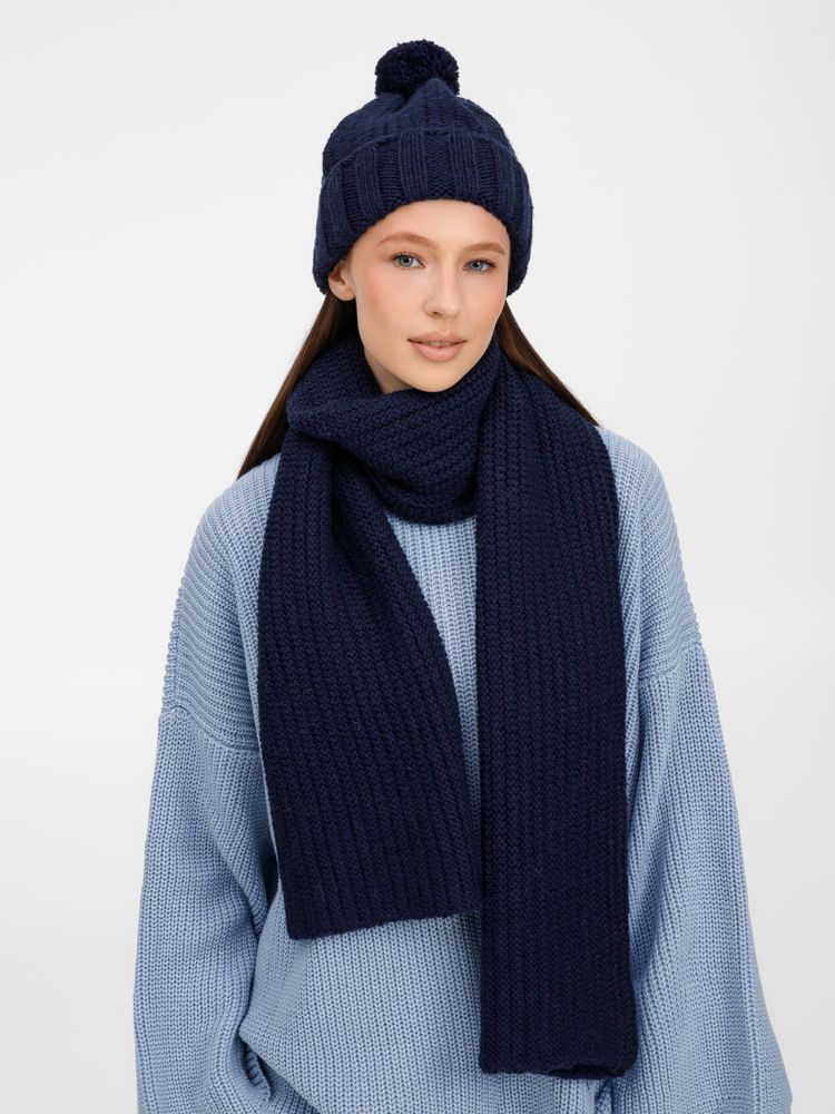 Шапка Frissonelle, темно-синяя-2