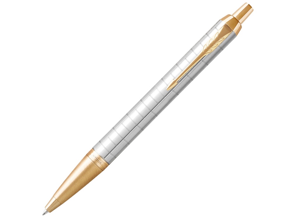 Шариковая ручка Parker IM Premium K318  Pearl GT, стержень: M, цвет чернил: blue, в подарочной упаковке.-0