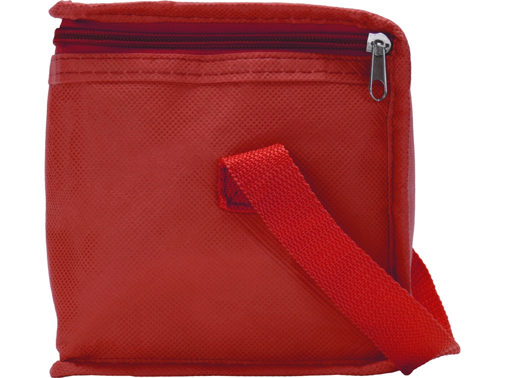 Сумка-холодильник Reviver из нетканого переработанного материала RPET, красный-6