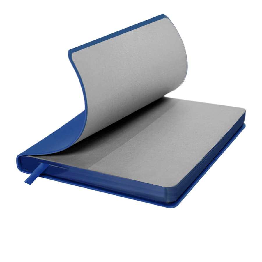 Ежедневник недатированный Pulpy, А5,  синий, кремовый блок в линейку, синий срез, синий-5