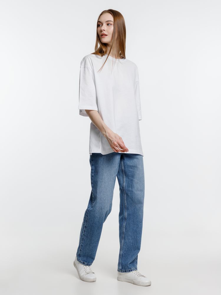 Футболка оверсайз унисекс Base Space, белая-4