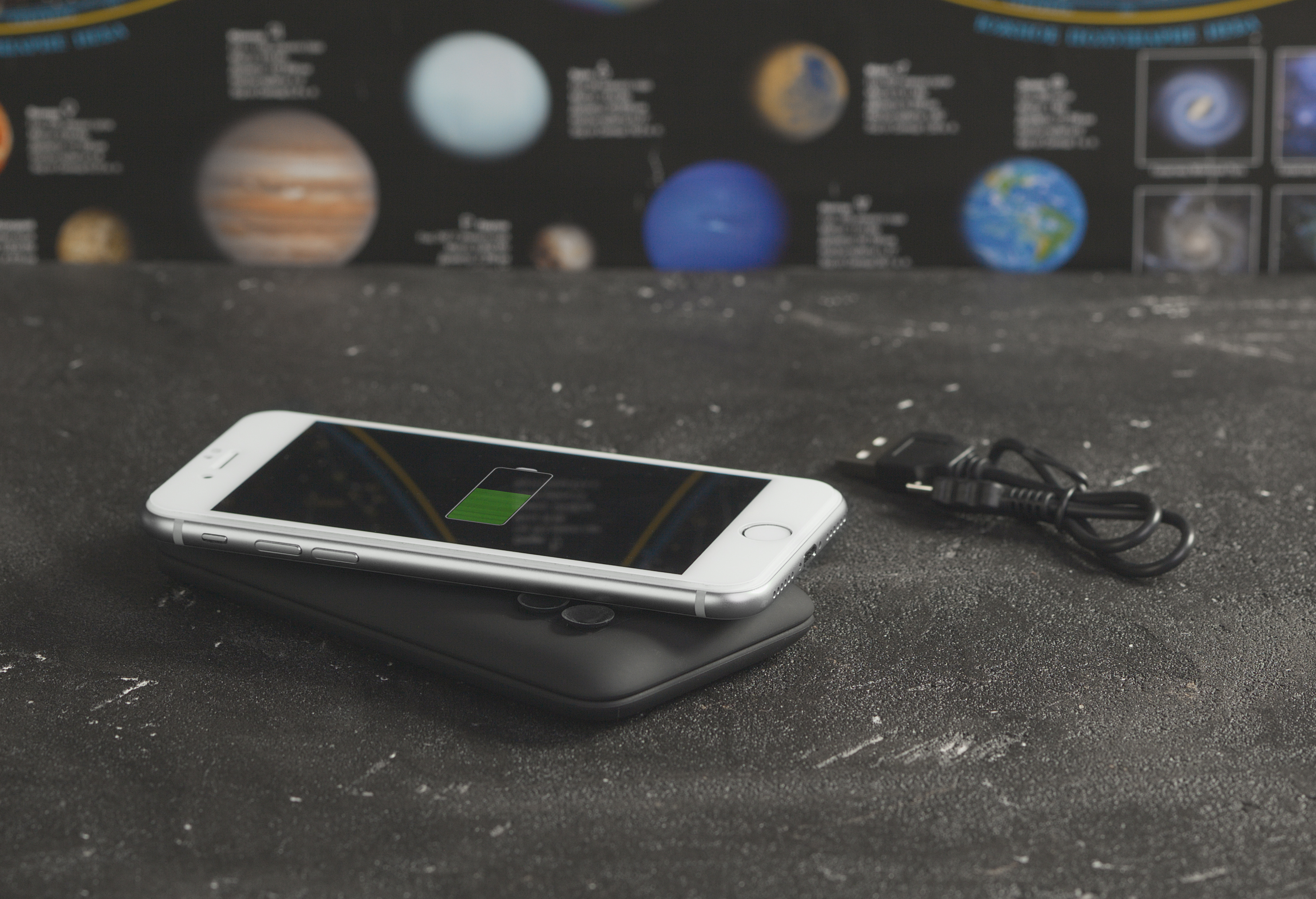 Беспроводное зарядное устройство "Ten SOFTTOUCH", 10000 mAh-1