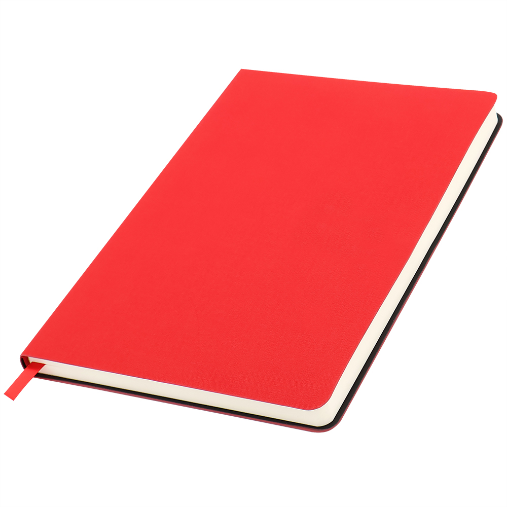 Ежедневник A5 недатированный Stefano в мягком переплёте, Красный-1