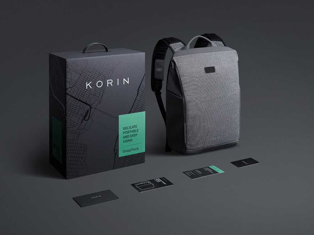 Антикражный рюкзак SnapPack для ноутбука 16, серый-23