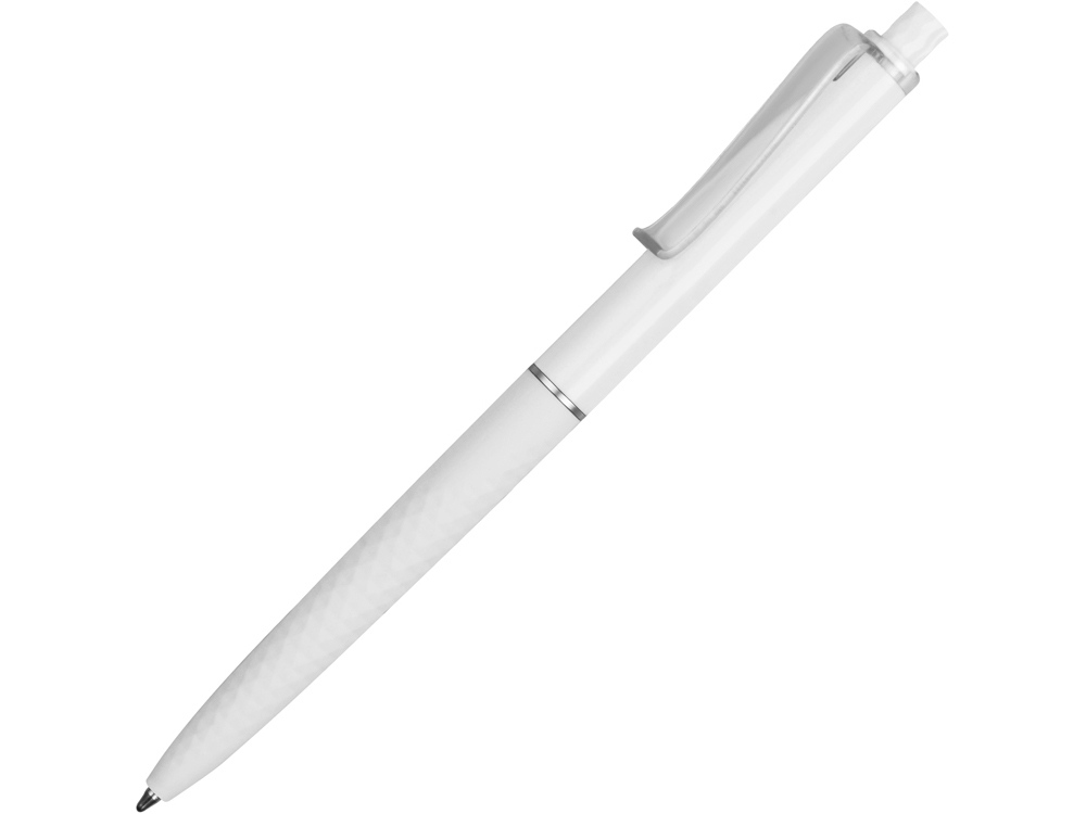 Ручка пластиковая soft-touch шариковая Plane, белый-0