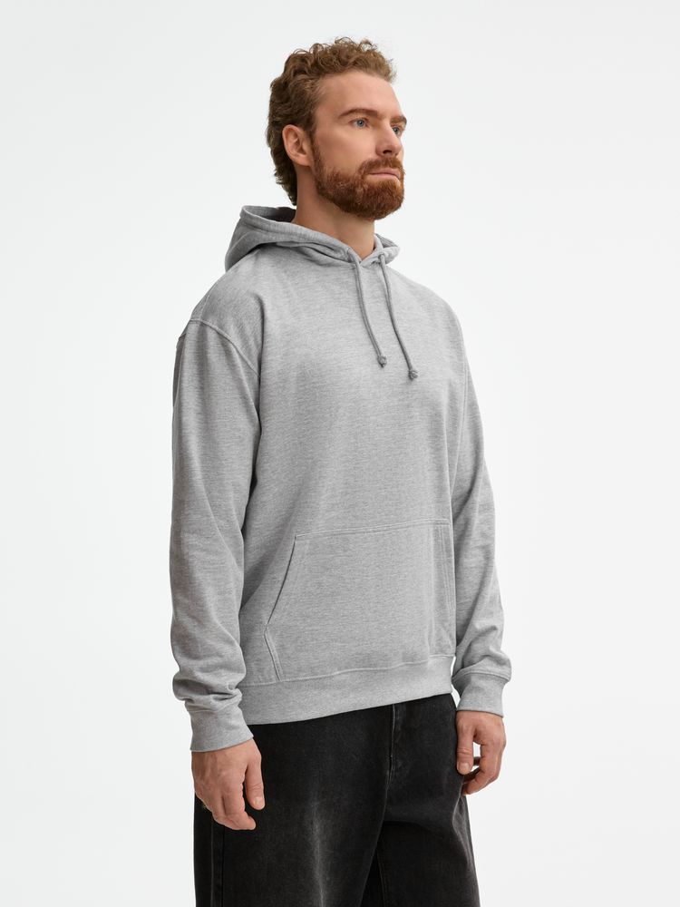 Худи унисекс Condor, серый меланж-3