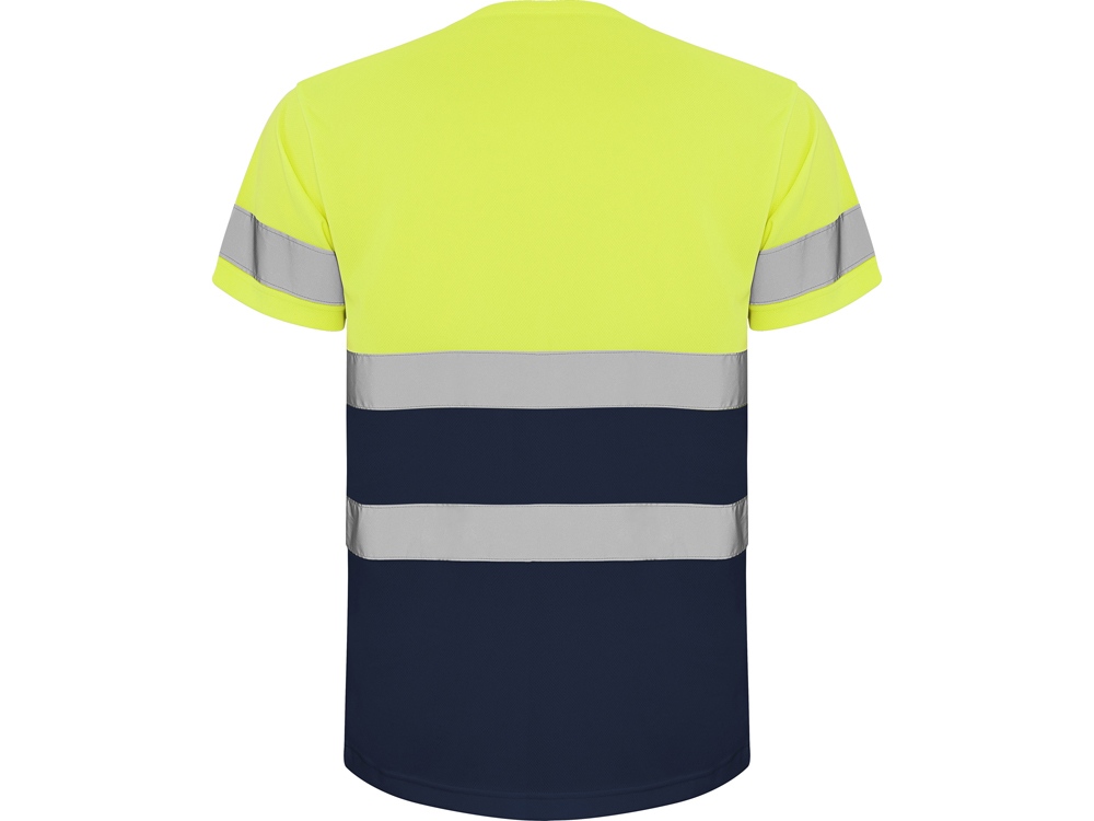 Футболка Delta мужская, нэйви/неоновый желтый-1