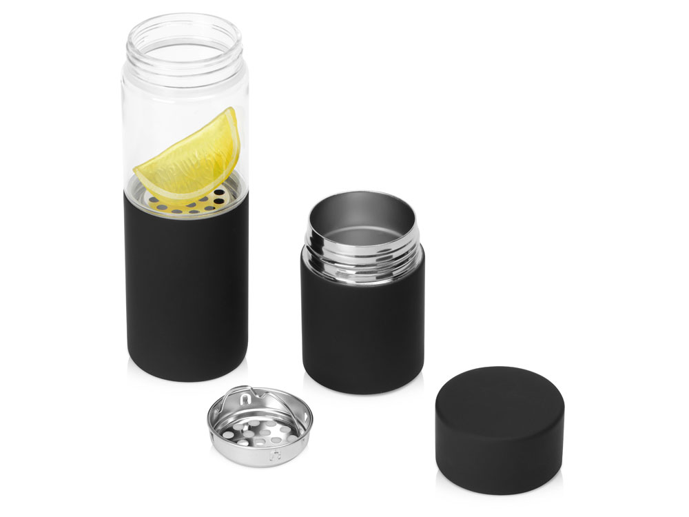 Бутылка для воды FLAVOUR U SEE, 460 мл, черный-2