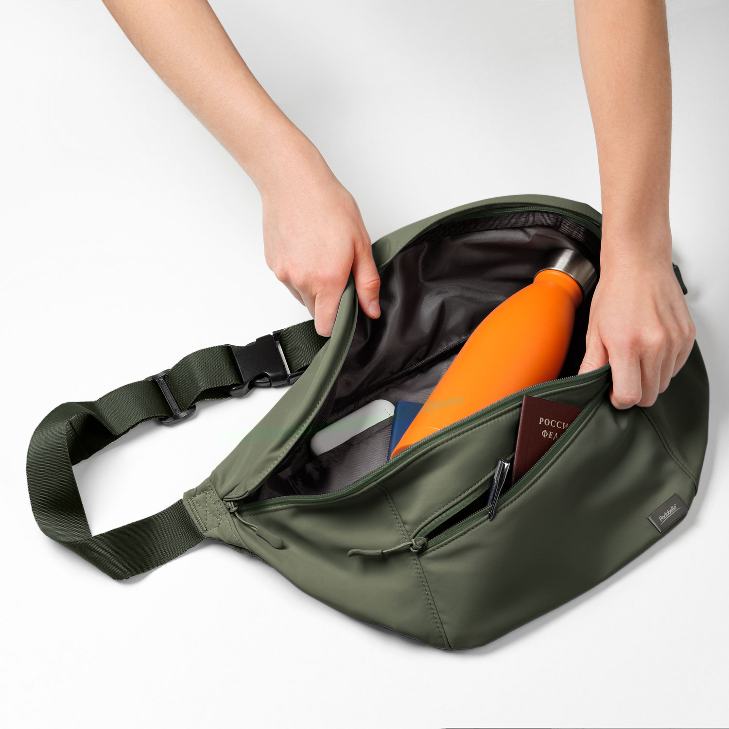 Сумка через плечо (cross body) Бостон (Boston), зеленая-3