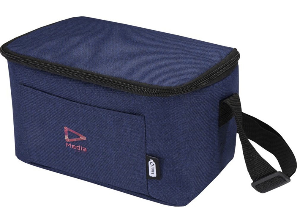 Tundra сумка-холодильник на 6 банок из переработанного РЕТ-пластика - Heather navy-4