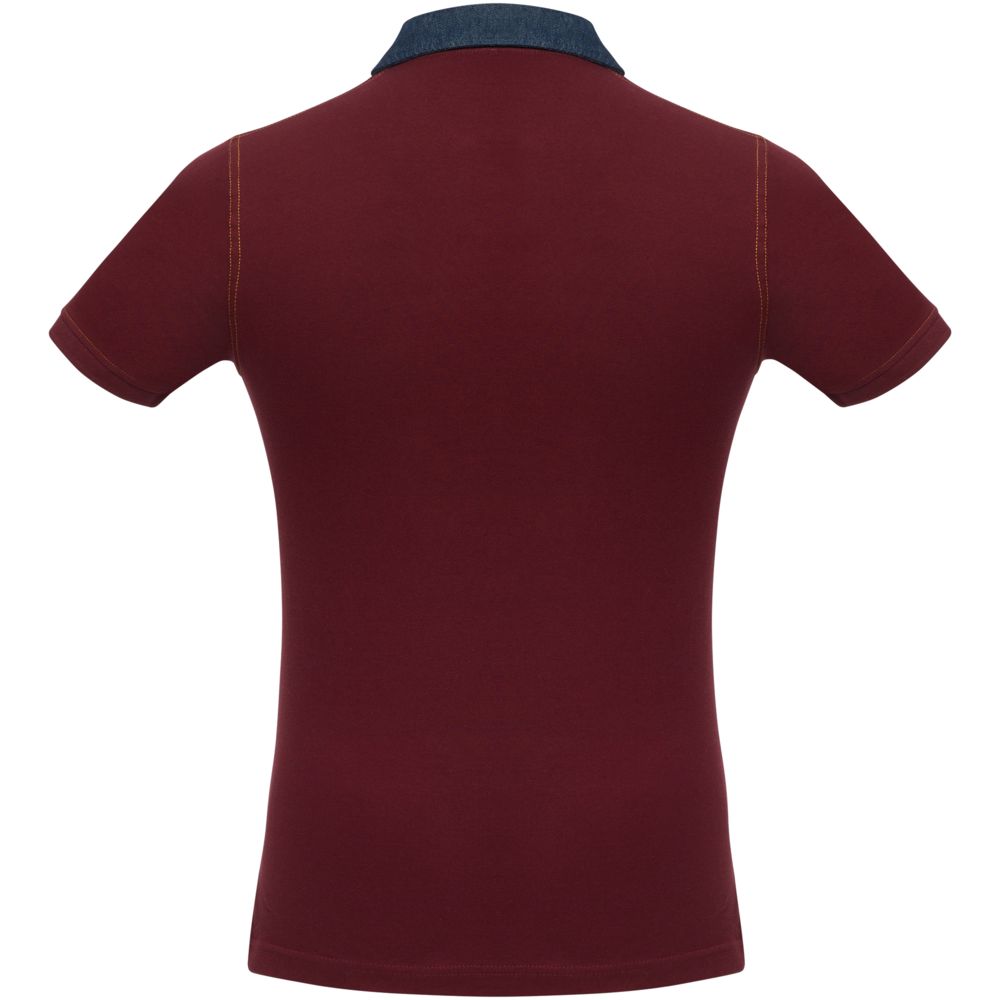 Рубашка поло мужская DNM Forward бордовая-2