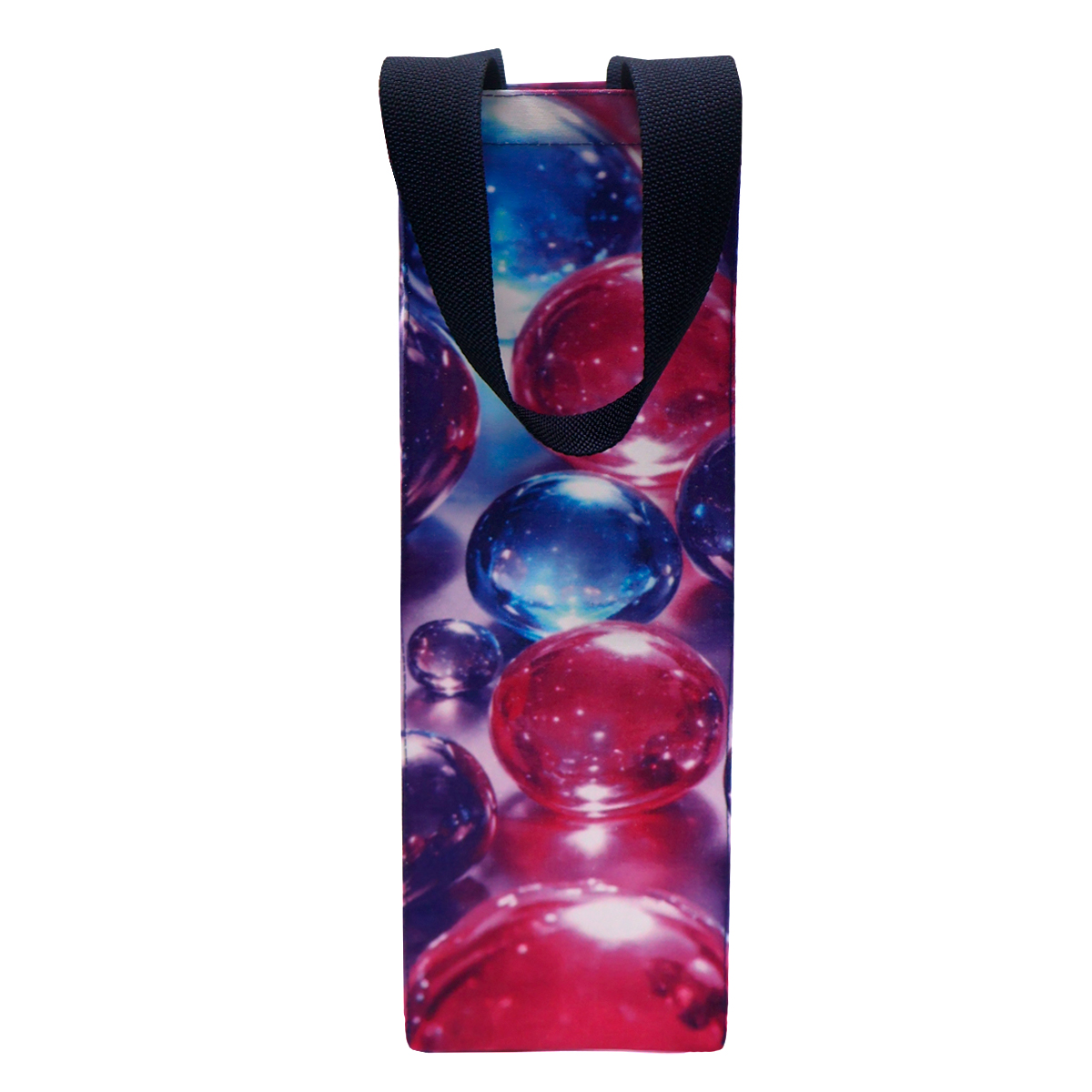 Сумка-шоппер для вина Мод с полноцветной печатью, Тёмно-синий-2