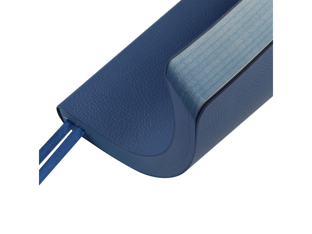 Ежедневник недатированный А5 Megapolis Nappa Flex, темно-синий-6