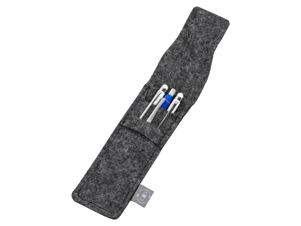 Футляр для ручек из RPET-фетра Felt, серый-1