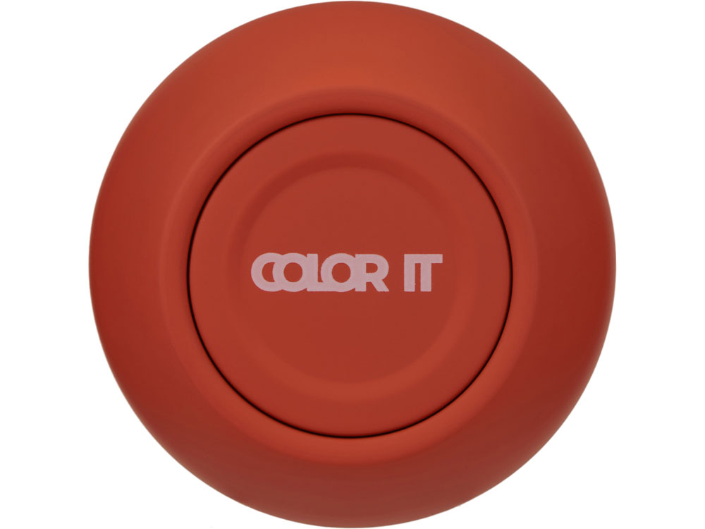 Термокружка Vacuum mug C1, soft touch, 370мл, красный-4