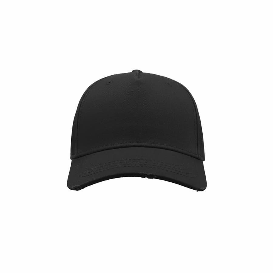 Бейсболка CARGO, 5 клиньев, металлическая застежка, черный-7