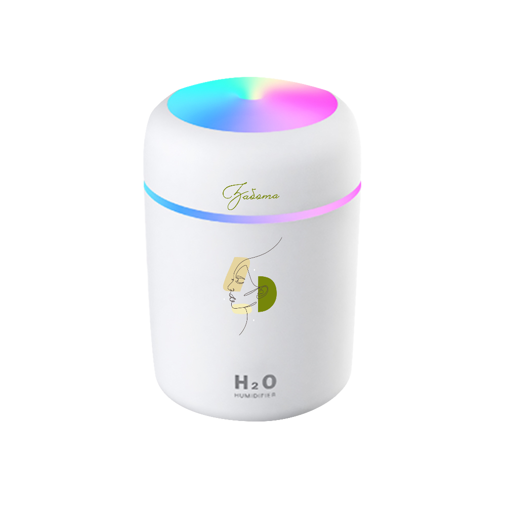Светодиодный USB увлажнитель Aroma, Белый-2