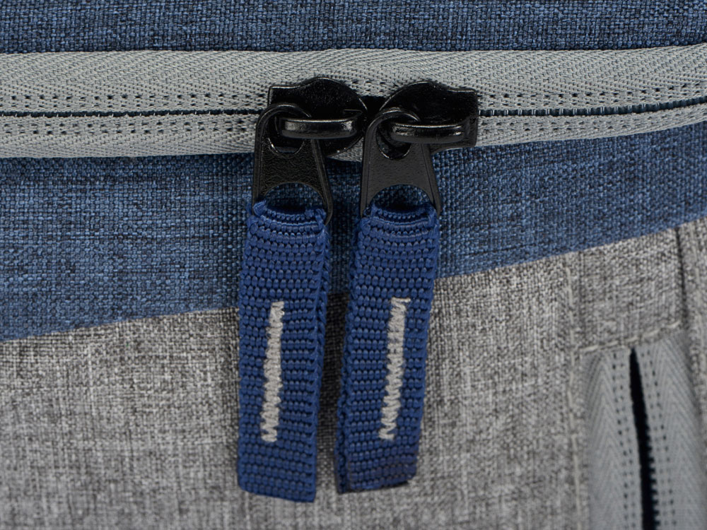 Сумка-холодильник Festival, серый/синий-6