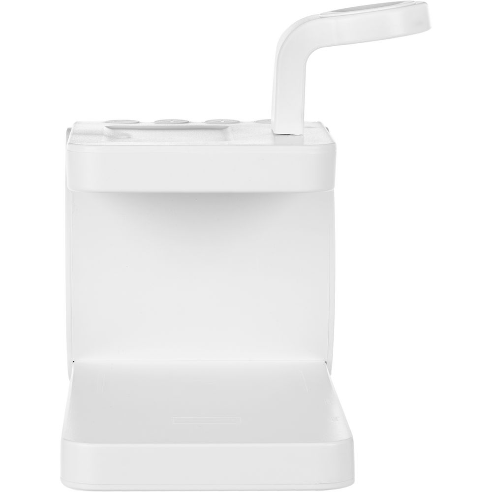 Станция беспроводной зарядки с часами fullStack, белая-3