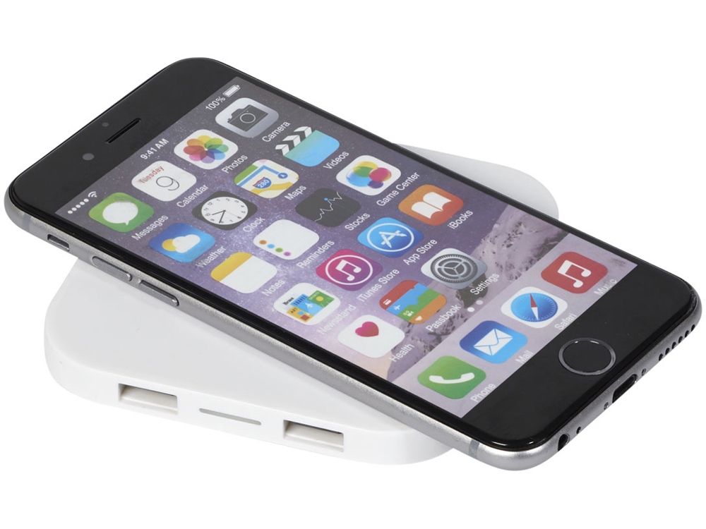 Беспроводное зарядное устройство-хаб Ozone, белый-1