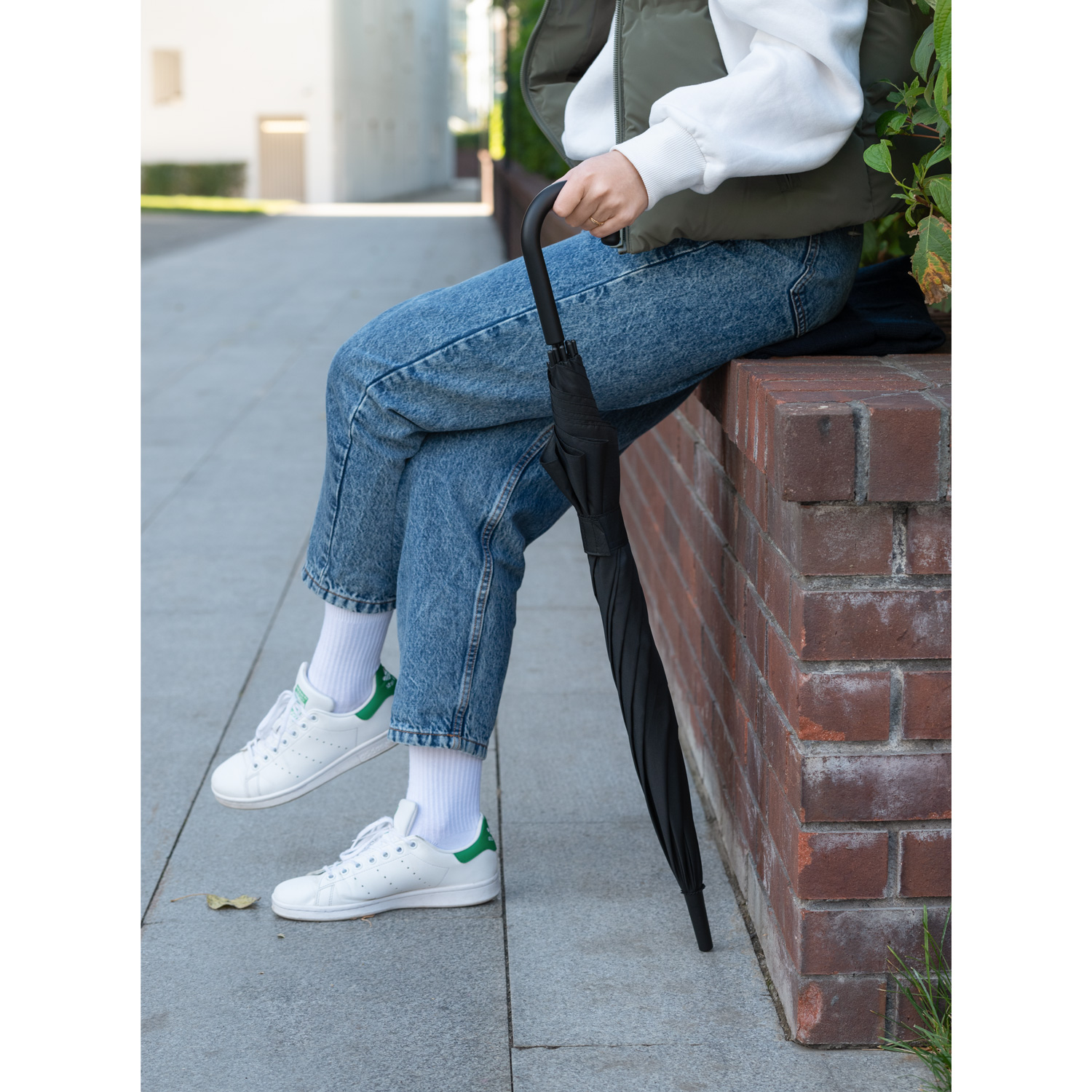 Зонт-трость, Bergwind, черный-9