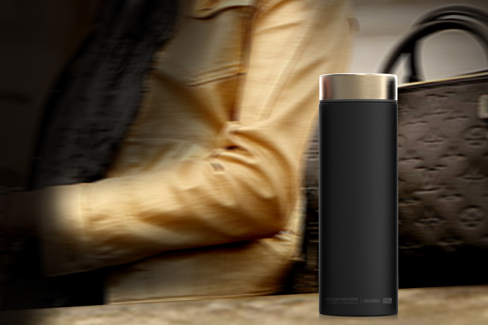 Термос LE BATON, 500 мл, черный/золото-3