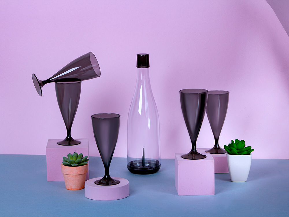 Набор пластиковых бокалов для напитков Party-5