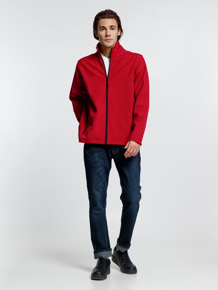 Куртка софтшелл мужская Race Men красная-4