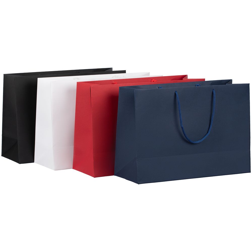 Пакет бумажный Ample Plus M, черный-1