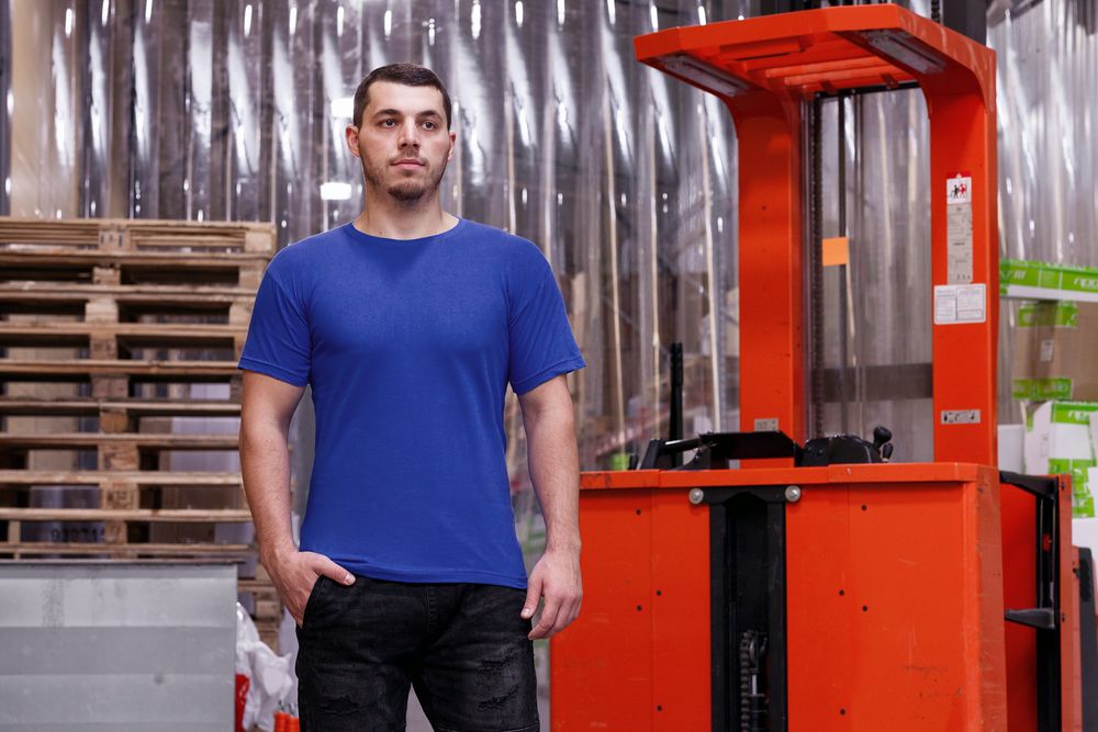 Футболка унисекс T-Bolka 180, серый меланж-5