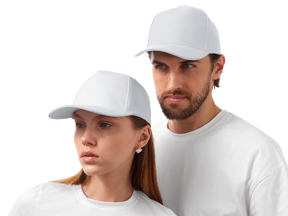 Бейсболка Florida 5-ти панельная, белый-0