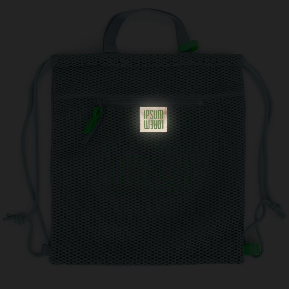 Лейбл светоотражающий Tao, L, серый-4