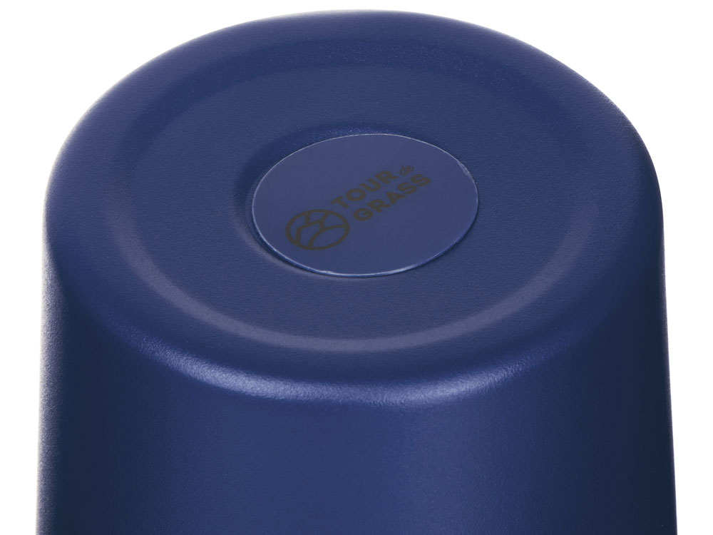 Стальная кружка с двойными стенками и порошковым покрытием Tibet, нейви-2