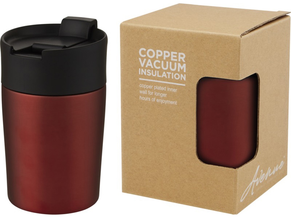 Jetta медный термостакан объемом 180 мл с вакуумной изоляцией, красный-0