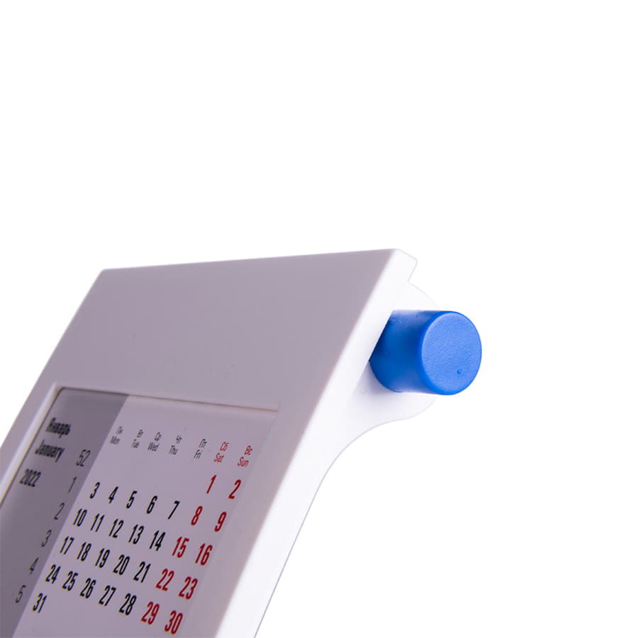 Календарь настольный на 2 года; сетка 26-27, синий, белый-3