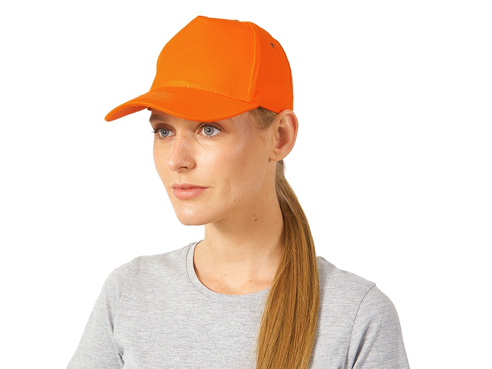Бейсболка New York 5-ти панельная, оранжевый-2