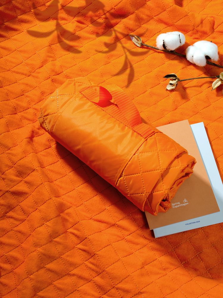Плед для пикника Comfy, оранжевый-4
