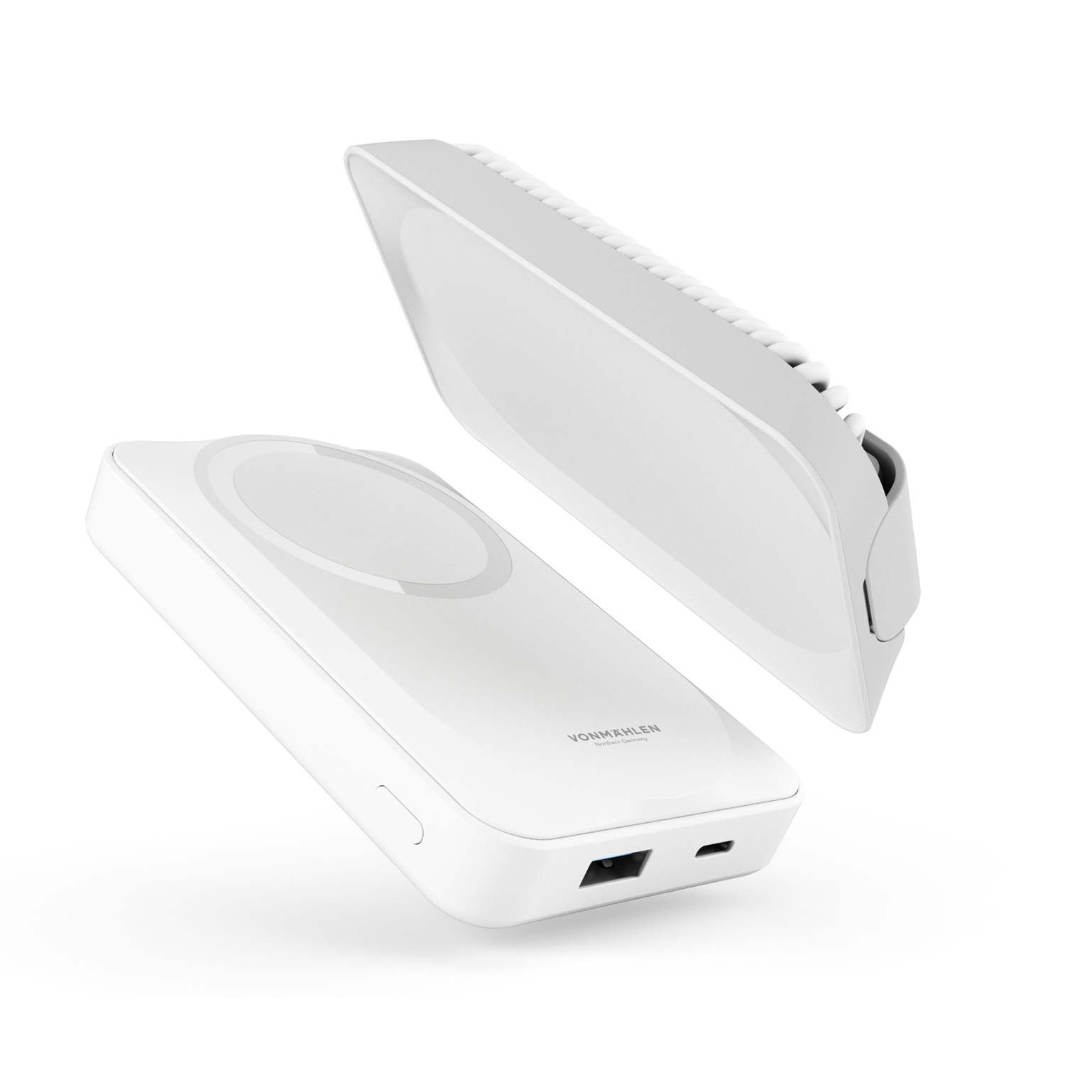 Магнитный внешний аккумулятор Allroundo Pro, 10 000 мАч, белый-4