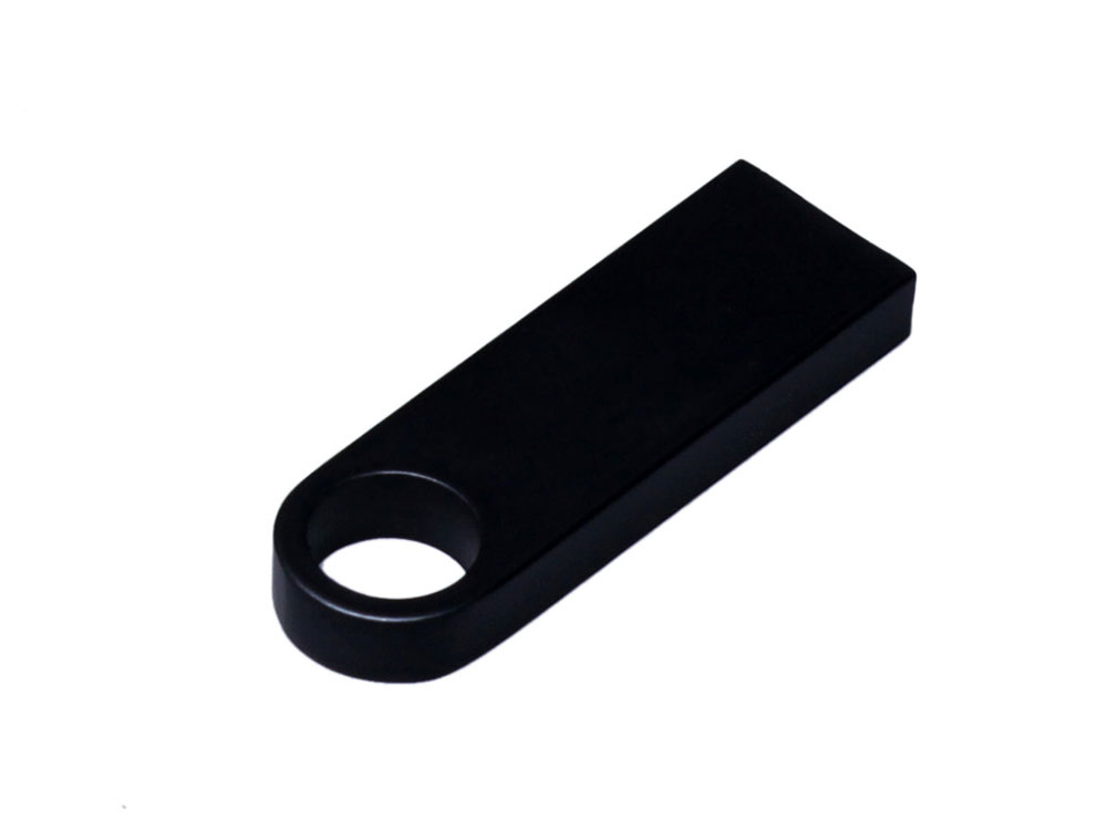 USB 3.0-флешка на 128 Гб с мини чипом и круглым отверстием, черный-2