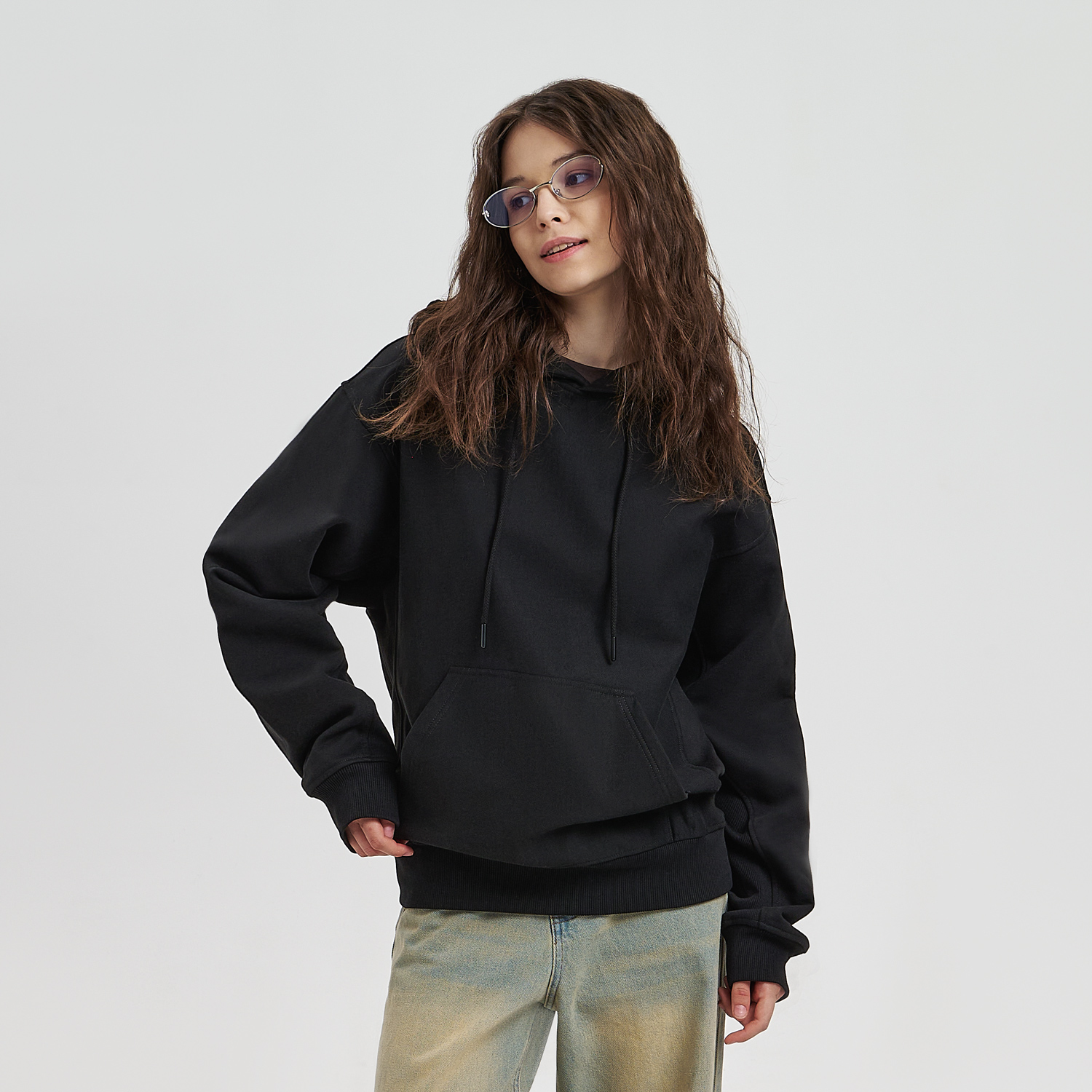 Худи релакс унисекс ADVENTURE, черный-2