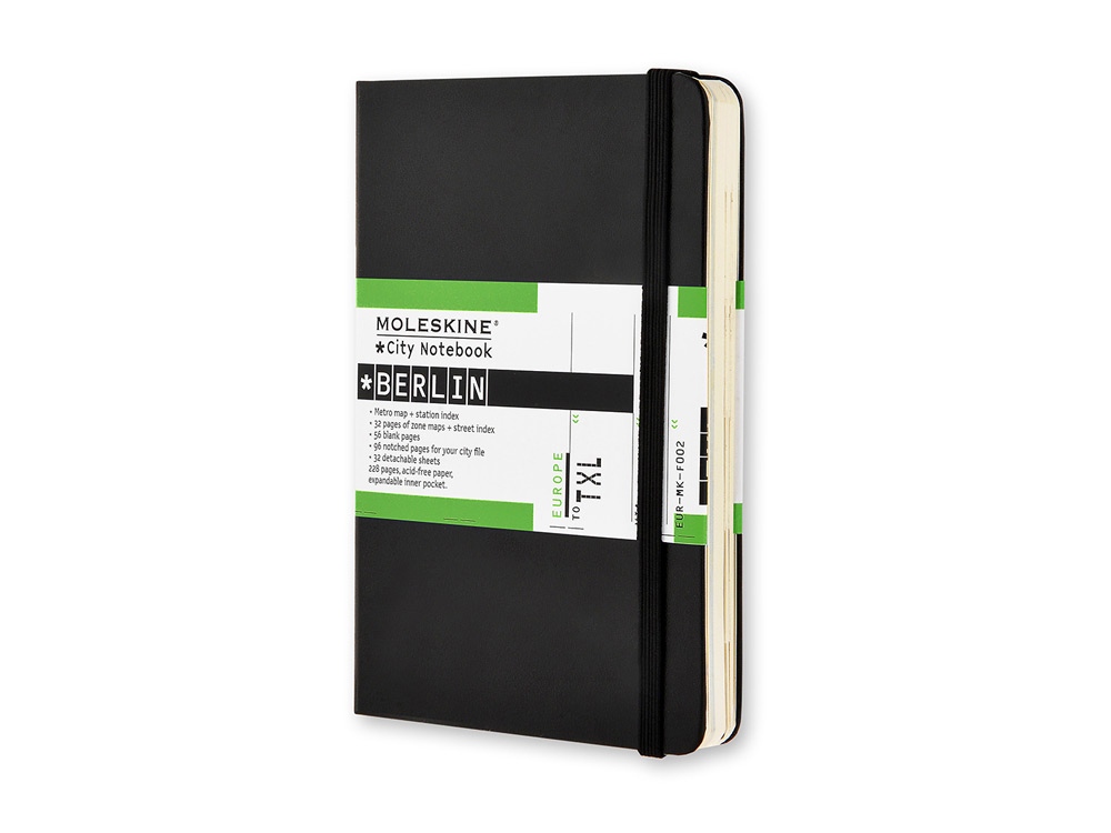 Записная книжка Moleskine City Berlin (Берлин), Pocket (9x14 см), черный-0